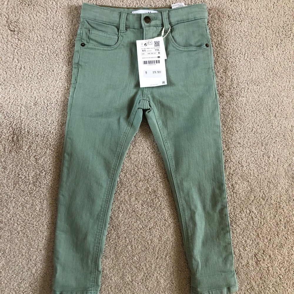 Boys skinny Jean, sage